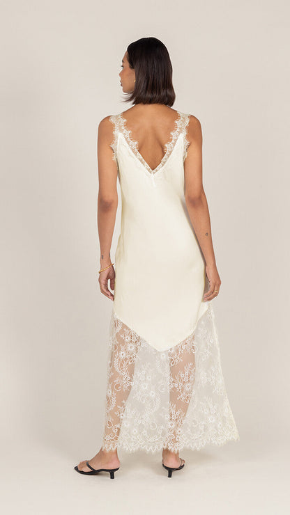 Solange Slip Dress - Butter Yellow