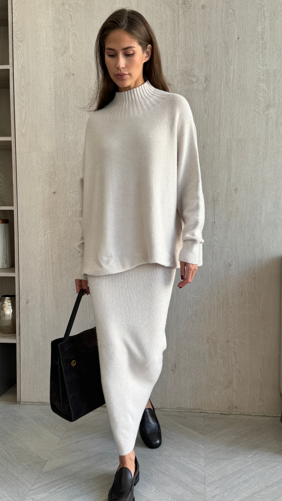 Alma Pencil Skirt  - Ivory
