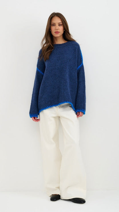Cleo Jumper - Navy