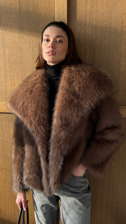 Rihanne Coat - Dark Chocolate