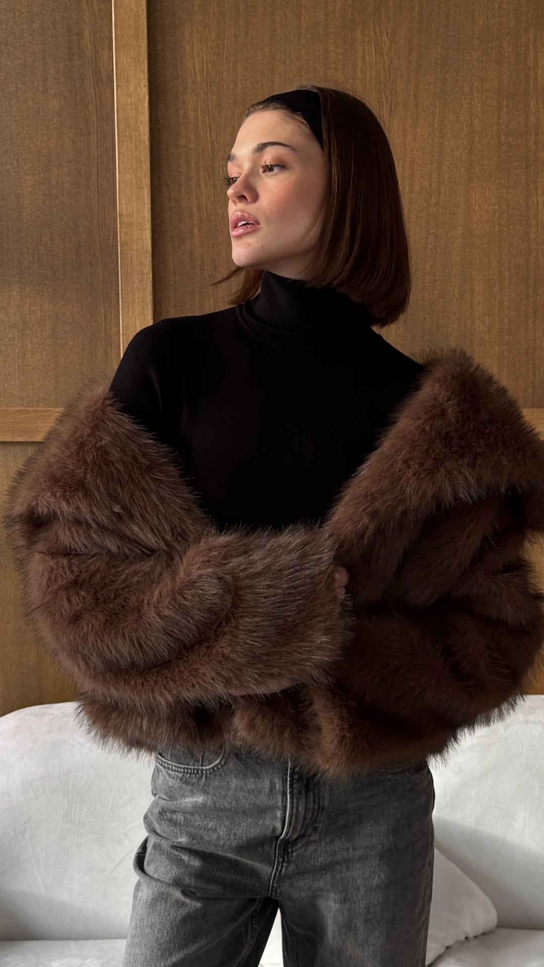 Rihanne Coat - Dark Chocolate