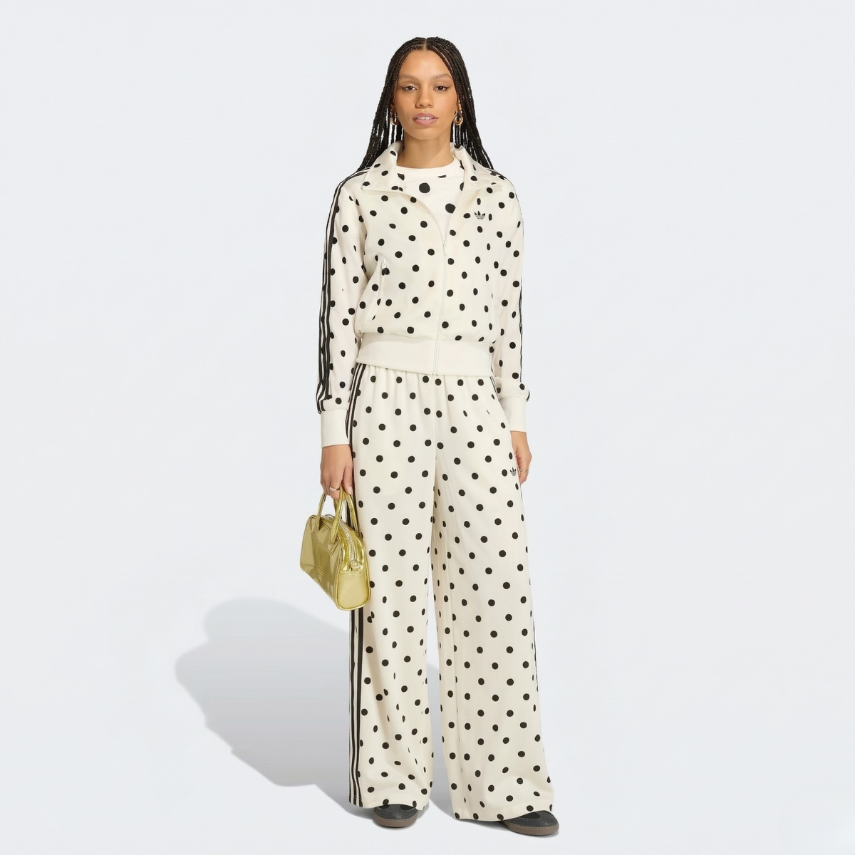 Satin Polka Dots Track Set