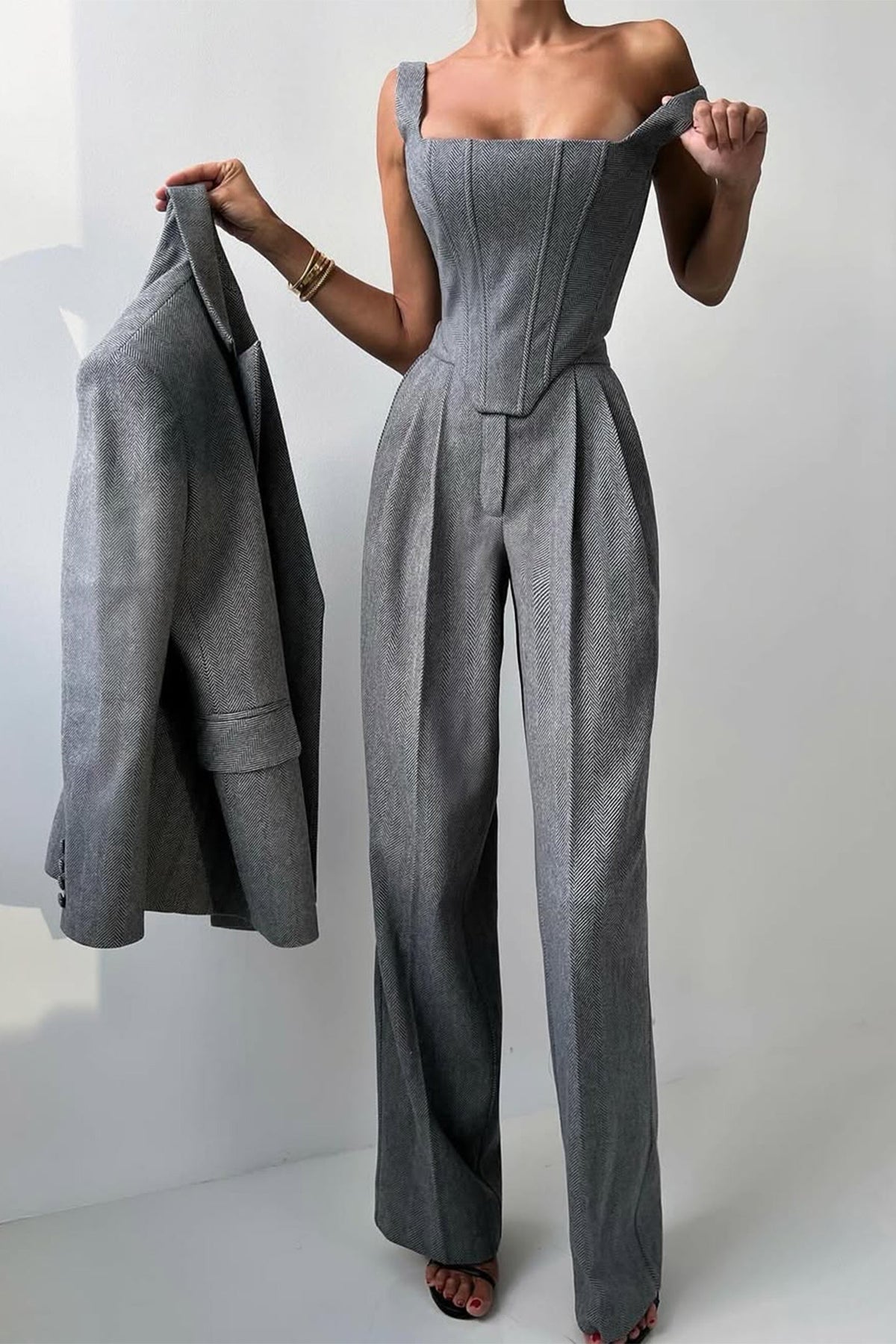 Dolce™ - Three-piece set with double-breasted blazer